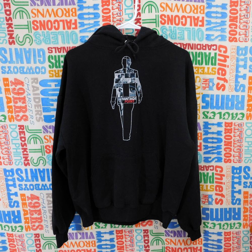 Vantage Point Movie Promo Hoodie 2008 Size XL Black Pullover